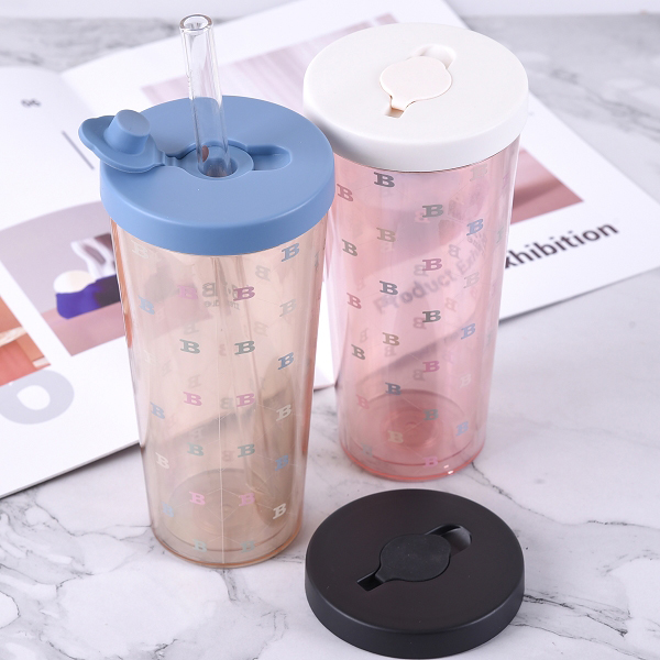 520ml雙層Tritan防漏吸管杯_4