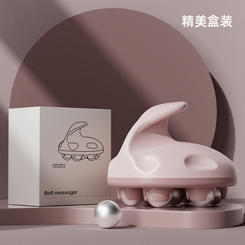 滾珠揉腹部按摩器_4