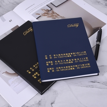 商務平裝工商日誌-可訂製內頁及客製化加印LOGO_5