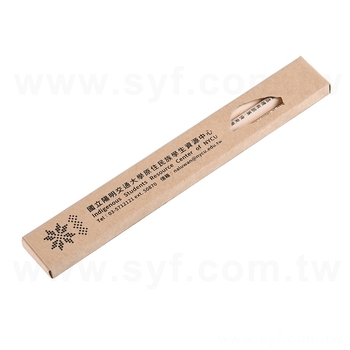 原木鉛筆3入單色印刷套組(含紙盒印刷)-圓型臺灣造型開窗紙盒-客製化廣告印刷環保贈品筆_2