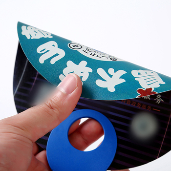 O型柄扇PP塑料廣告扇-16x17cm_2