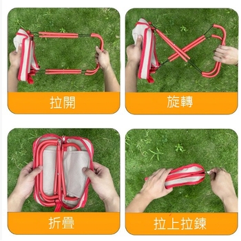 迷你口袋摺疊凳-便攜露營釣魚椅_3