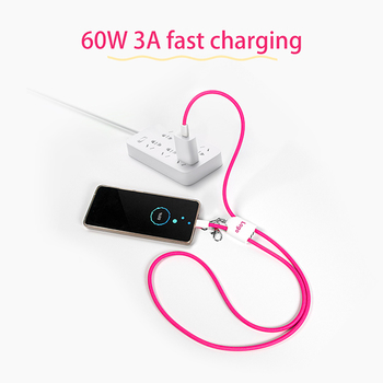四合一掛繩數據充電線-60W快充頸掛充電線_1