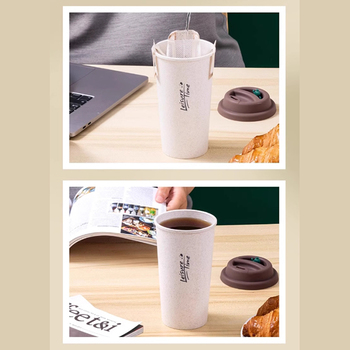 500ml防摔便攜咖啡杯-小麥桔梗隨手杯_2