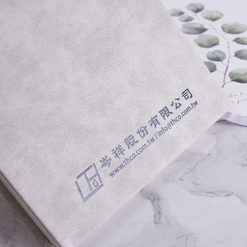 25K皮革烙印精裝工商日誌-封面烙印+燙金_2