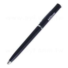 廣告筆-旋轉式塑膠筆管推薦禮品-單色原子筆客製化贈品筆