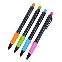 廣告筆-塑膠筆管環保禮品-四款可選- 單色原子筆