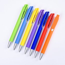 廣告筆-按壓式塑膠筆管推薦禮品-單色原子筆-客製化贈品筆