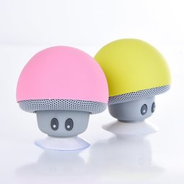 藍芽喇叭-吸盤蘑菇無線藍芽音箱/喇叭-可客製化印刷企業LOGO