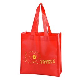 不織布環保購物袋-厚度80G-尺寸W27*H23.5*D10.5-雙面單色印刷-推薦款