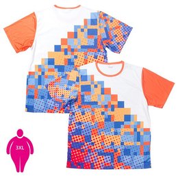 涼感T恤-美規 3XL碼/涼感尼龍布-紀念T雙面彩色印刷