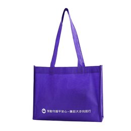 不織布環保購物袋-厚度80G-尺寸W33xH24xD11cm-單面單可客製化色印刷