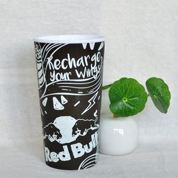 日本風格魔術變色塑膠咖啡杯-可客製化印刷LOGO