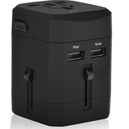 一體式轉接頭-USBx2-100V-240V