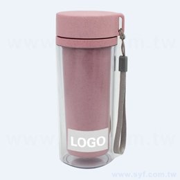 小麥桔梗隨手杯H-300ml雙層旋蓋式隨身杯