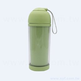 小麥桔梗隨手杯H-400ml雙層旋蓋式隨身杯