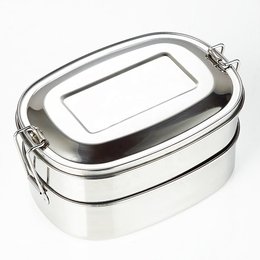 方形不鏽鋼餐具盒-1000ml