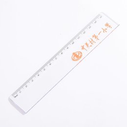 15cm廣告尺- 透明塑膠材質廣告尺-可客製化印刷加印LOGO-畢業禮物首選