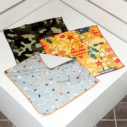 方型涼感巾-30x30cm親水尼龍布-單面彩色印刷