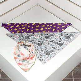 三角涼感巾-30x60cm圍巾式親水尼龍布-單面彩色印刷
