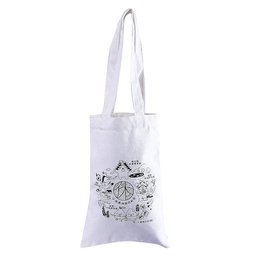 帆布袋-W21xH30cm-厚度12oz單面熱轉印帆布印刷-客製化帆布訂做