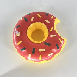 甜甜圈造型充氣杯架