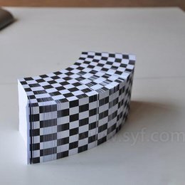 方型紙磚-7.5x7.5x12cm四面單色印刷-內頁無印刷便條紙