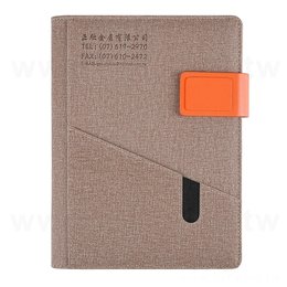 25K活頁本- 磁扣式商務PU活頁本-可訂製內頁及客製化加印LOGO
