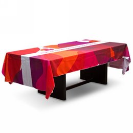 廣告桌巾-90x210cm半罩式斜紋布-單面彩色印刷