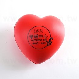壓力球H-中彈PU減壓球/愛心造型發洩球-可客製化印刷logo