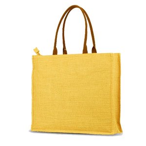 彩色黃麻手提購物袋