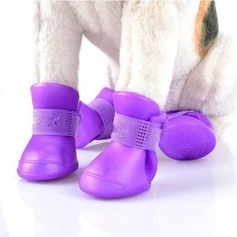 寵物防水防滑雨鞋短靴