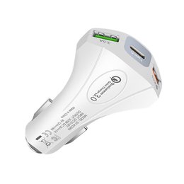 雙USB Type-C車充-QC3.0快充
