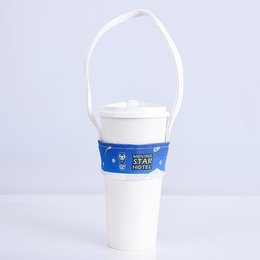 帆布杯套-500ml 窄版/染白-單面彩色印刷(同59KT-0007)