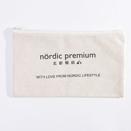 帆胚布筆袋-寬版 拉鍊袋-單面彩色印刷-76VT-0002