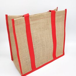 提袋加固黃麻購物袋-客製化手提袋