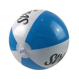 沙灘球-28cmPVC-底2色印刷1色-客製化印刷logo