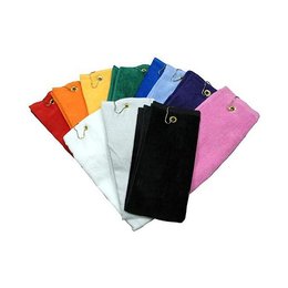 彩色掛勾運動方巾-300gsm超細纖維高爾夫巾