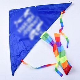 65*90cm三角造型聚酯纖維彩印風箏