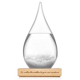 水滴造型玻璃天氣瓶-可客製化印刷logo