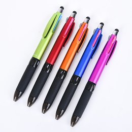 觸控筆-三色筆芯禮品-多色原子筆-採購批發贈品筆