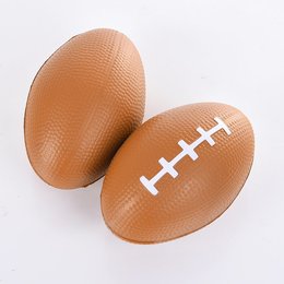壓力球H-中彈PU減壓球/橄欖球造型發洩球-可客製化印刷log