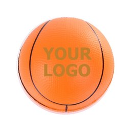 壓力球-中彈PU減壓球/籃球造型發洩球-可客製化印刷log