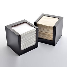 黑色壓克力面紙盒