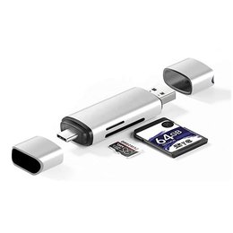 USB 3.0/Type-C讀卡機-支援TF/SD