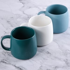 500ml純色陶瓷咖啡杯