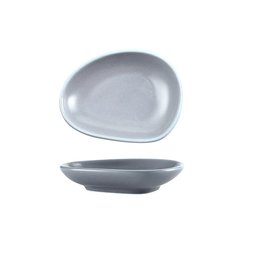 3.5寸不規則灰色陶瓷盤
