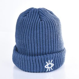 針織豆豆帽-18x17cm可正面平繡logo(同79AA-0705)