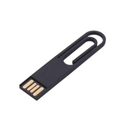 超薄迴紋針造型USB-塑料隨身碟