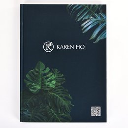 筆記本-尺寸16K精裝硬殼-封面150P銅板紙上膜+內頁模造紙-客製化記事本